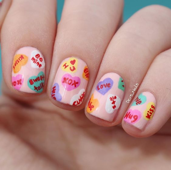 Valentine Nail Ideas8